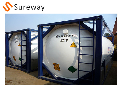 10FT ISO Tank Cryogenic Liquid Cryogenic Tank Container 10000L Oxygen Liquid Tank